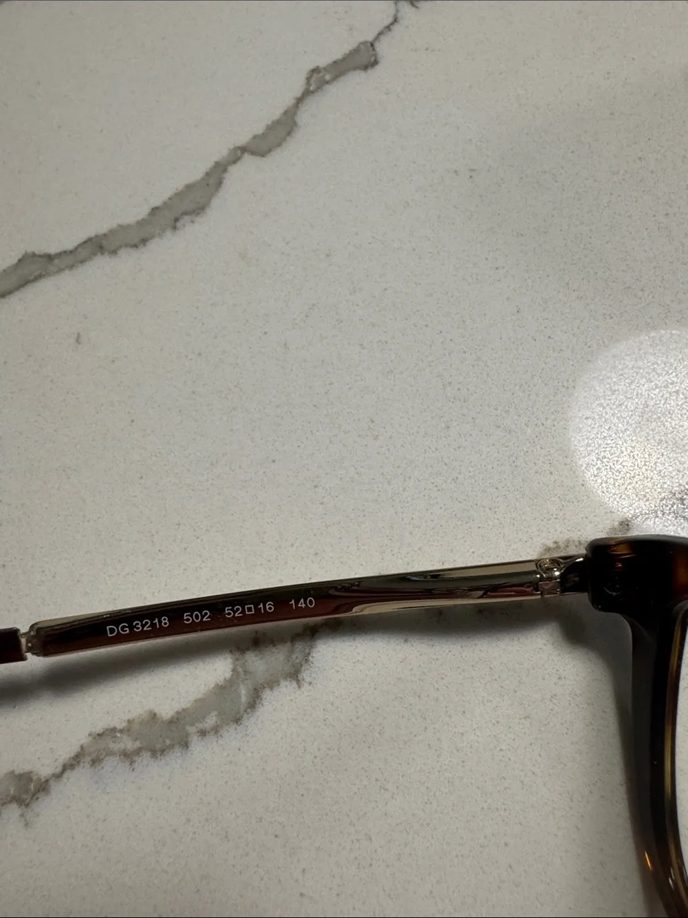 Dolce & Gabbana Brown Tortoise Cat Eye Glasses- prescription lenses with MK case - Picture 4 of 9